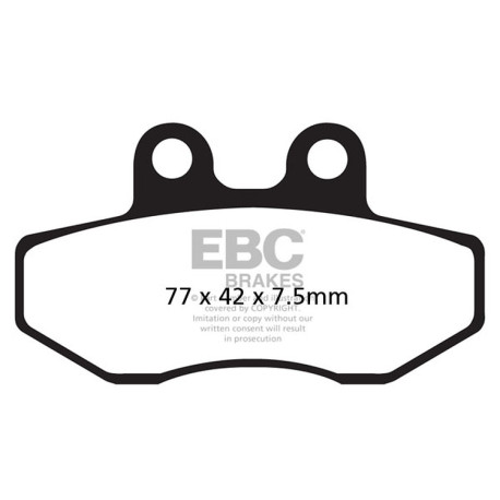 Freni EBC Moto EBC Pastiglie freno Organic FA FA167 | race-shop.it