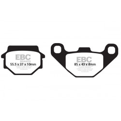 EBC Pastiglie freno Carbon TT FA067TT