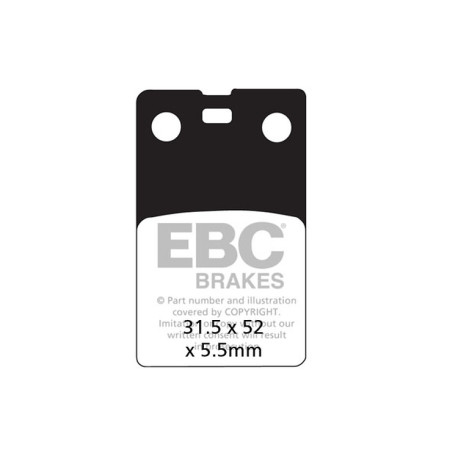 Freni EBC Moto EBC Pastiglie freno Organic FA FA099 | race-shop.it