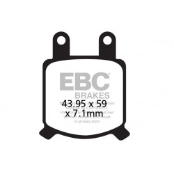 EBC Pastiglie freno Organic FA FA209/2