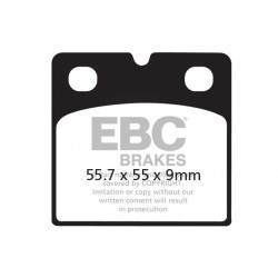 EBC Pastiglie freno Organic FA FA018