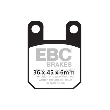 Freni EBC Moto EBC Pastiglie freno Organic FA FA115 | race-shop.it