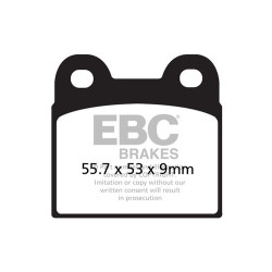 EBC Pastiglie freno Organic FA FA057