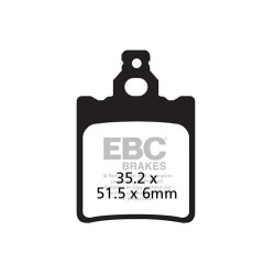 EBC Pastiglie freno Organic FA FA060