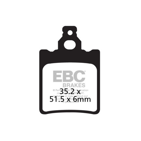 Freni EBC Moto EBC Pastiglie freno Organic FA FA060 | race-shop.it