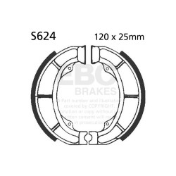 EBC Ganasce freno Plain S624