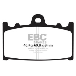 EBC Pastiglie freno Organic FA FA433/4