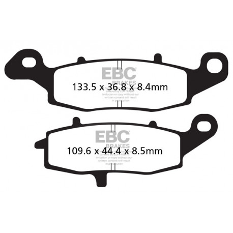 Freni EBC Moto EBC Pastiglie freno Organic FA FA231 | race-shop.it