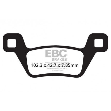Freni EBC Moto EBC Pastiglie freno Organic FA600TT | race-shop.it