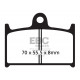 Freni EBC Moto EBC Pastiglie freno Organic FA FA145 | race-shop.it