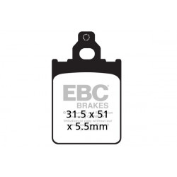 EBC Pastiglie freno SFA Scooter Organic SFA186