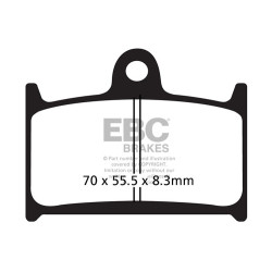 EBC Pastiglie freno Organic FA FA236