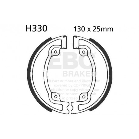 Freni EBC Moto EBC Ganascia Freno Organic H330 | race-shop.it
