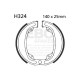 Freni EBC Moto EBC Ganasce freno Plain H324 | race-shop.it