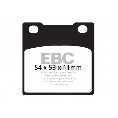 Freni EBC Moto EBC Pastiglie freno Organic FA045 | race-shop.it