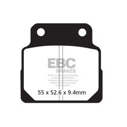 EBC Pastiglie freno Organic FA FA122