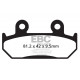 Freni EBC Moto EBC Pastiglie freno Organic FA203 | race-shop.it