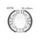 Freni EBC Moto EBC Ganasce freno Plain K714 | race-shop.it