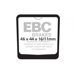 EBC Pastiglie freno Organic FA048