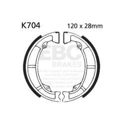 EBC Ganasce freno Plain K704