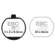 Freni EBC Moto EBC Pastiglie freno Organic FA FA073 | race-shop.it