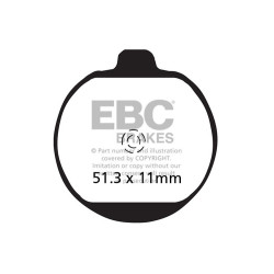 EBC Pastiglie freno Organic FA FA062