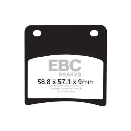 Freni EBC Moto EBC Pastiglie freno Organic FA FA146 | race-shop.it