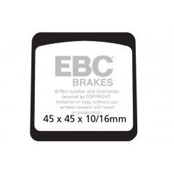 EBC Pastiglie freno Organic FA042
