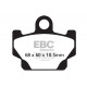Freni EBC Moto EBC Pastiglie freno Organic FA081 | race-shop.it