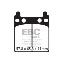 EBC Pastiglie freno Organic FA032