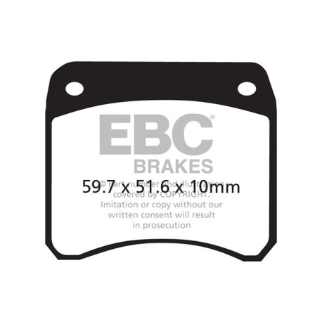 Freni EBC Moto EBC Pastiglie freno Organic FA FA016S | race-shop.it
