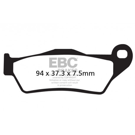 Freni EBC Moto EBC Pastiglie freno SFAC SFAC181 | race-shop.it