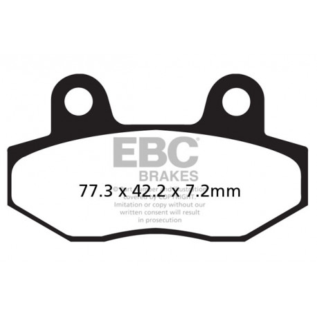 Freni EBC Moto EBC Pastiglie freno SFAC SFAC086 | race-shop.it