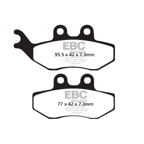 Freni EBC Moto EBC Pastiglie freno SFAC SFAC194 | race-shop.it