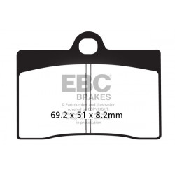 EBC Pastiglie freno Semi-Sintered FA095V