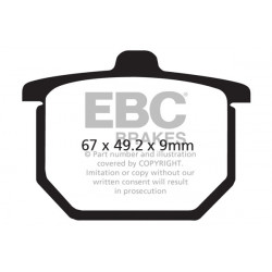 EBC Pastiglie freno Semi-Sintered FA031V
