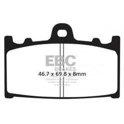 EBC Pastiglie freno Semi-Sintered FA158V