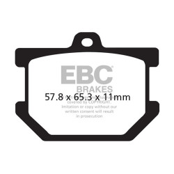 EBC Pastiglie freno V Semi-Sintered FA034V