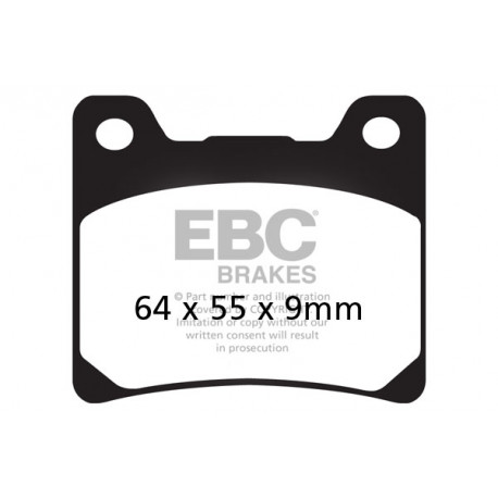 Freni EBC Moto EBC Pastiglie freno Semi-Sintered FA088V | race-shop.it