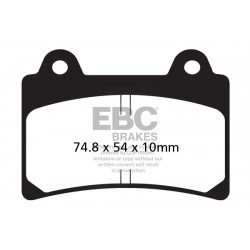 EBC Pastiglie freno Semi-Sintered FA123V