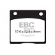 Freni EBC Moto EBC Pastiglie freno V Semi-Sintered FA036V | race-shop.it