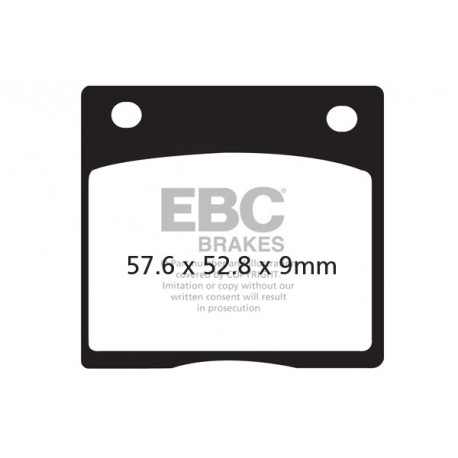 Freni EBC Moto EBC Pastiglie freno V Semi-Sintered FA036V | race-shop.it