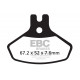 Freni EBC Moto EBC Pastiglie freno Sintered FA468R | race-shop.it