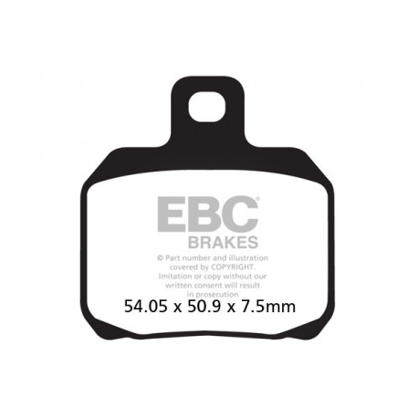 Freni EBC Moto EBC Pastiglie freno Sintered SFA266HH | race-shop.it
