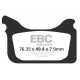 Freni EBC Moto EBC Pastiglie freno Sintered MXS405only | race-shop.it
