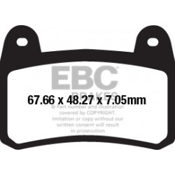 EBC Pastiglie freno Double-H Sintered FA658HH