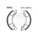 Freni EBC Moto EBC Ganascia del freno scanalata 944G | race-shop.it