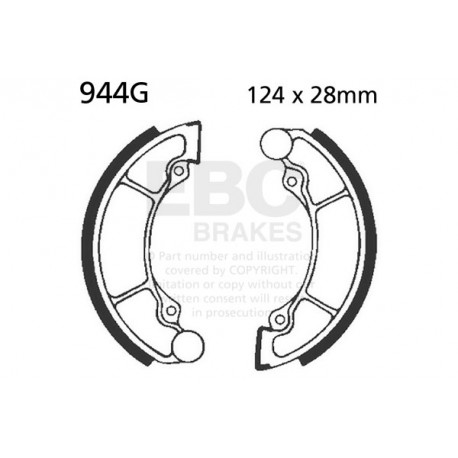 Freni EBC Moto EBC Ganascia del freno scanalata 944G | race-shop.it