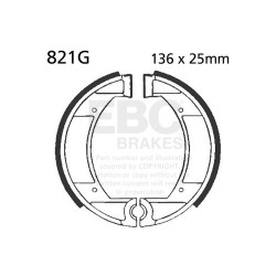 EBC Ganasce freno Grooved 821G