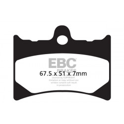 EBC Pastiglie freno Sintered FA126HH